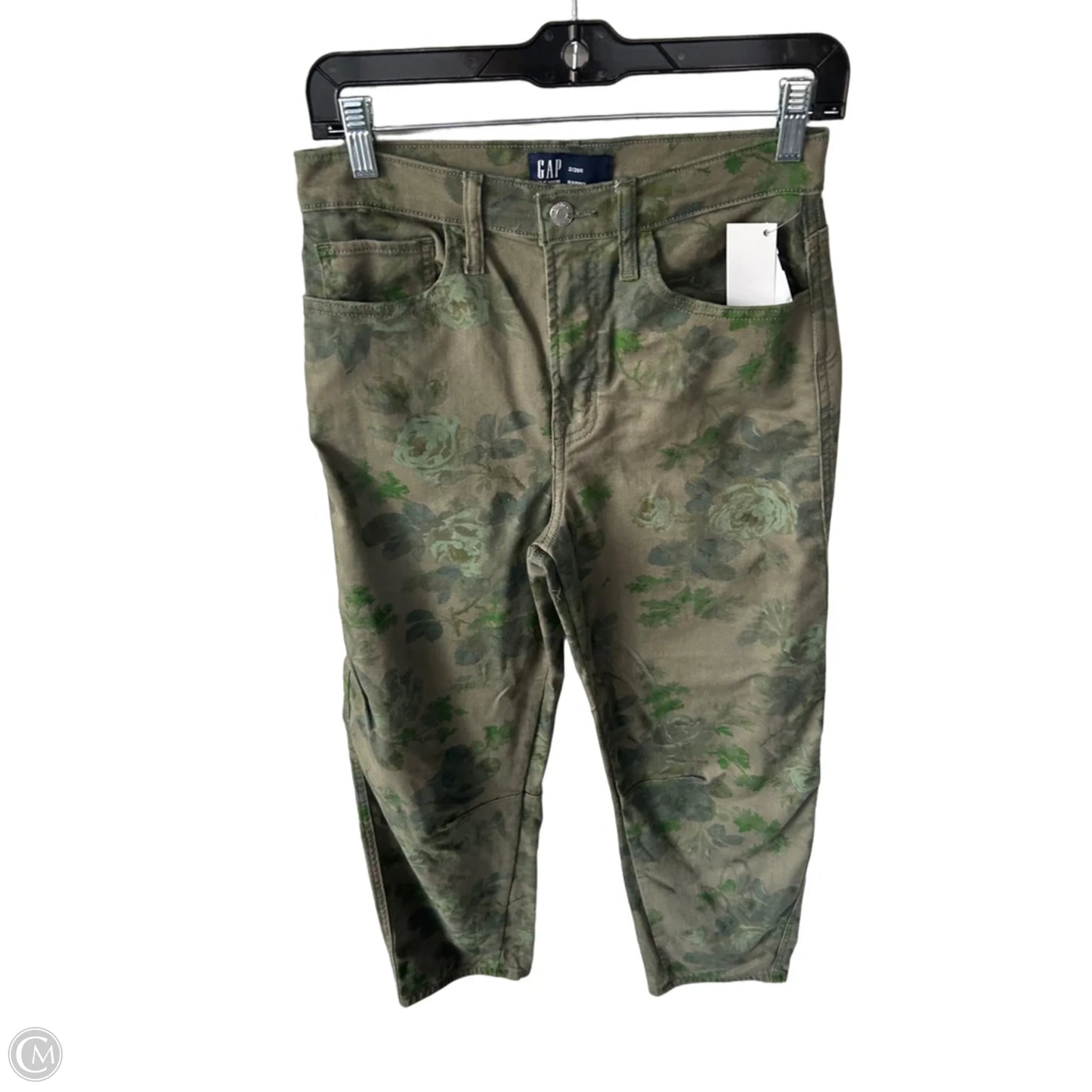 Jeans Wide Leg By Gap In Green, Size: 2
