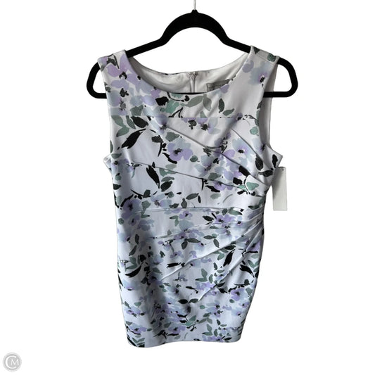 Dress Work By Marc New York In Purple & White, Size: L