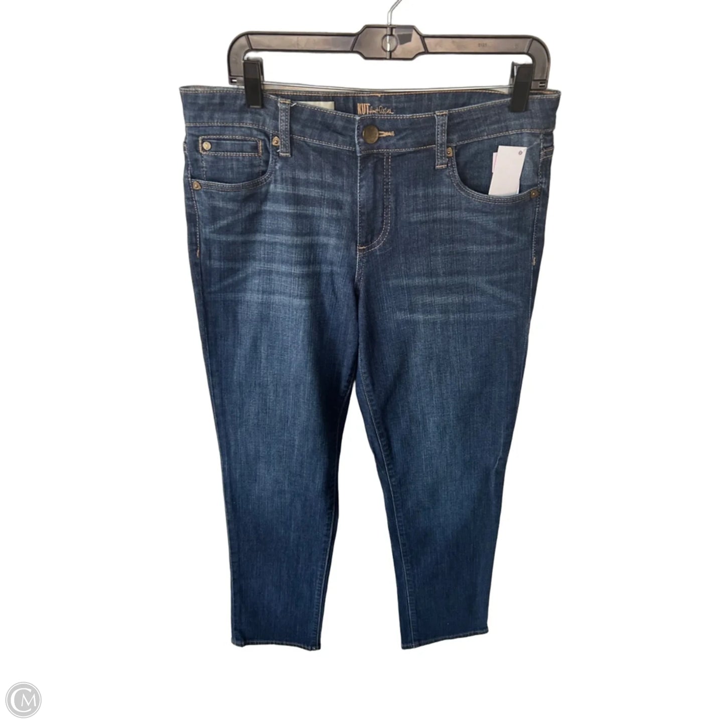 Jeans Boyfriend By Kut In Blue Denim, Size: 10