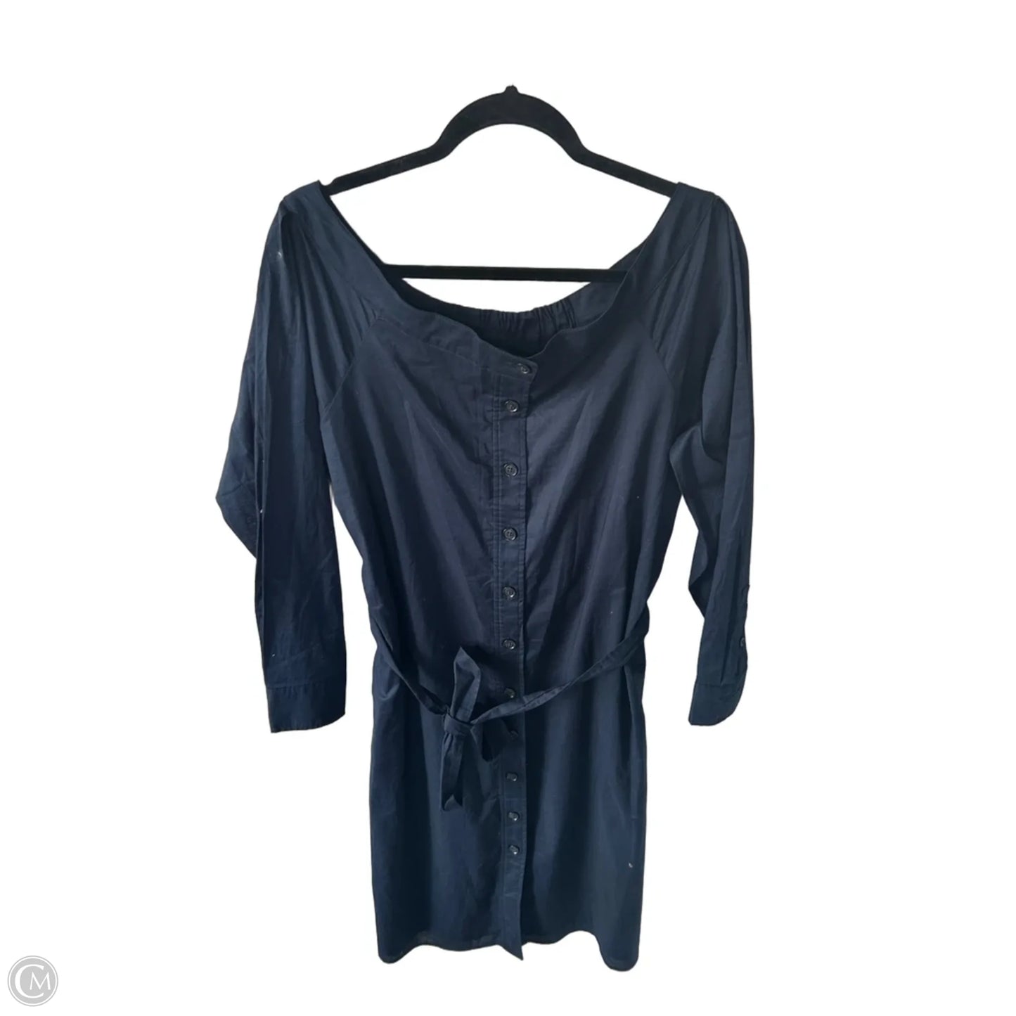 Dress Casual Midi By Banana Republic In Blue, Size: M