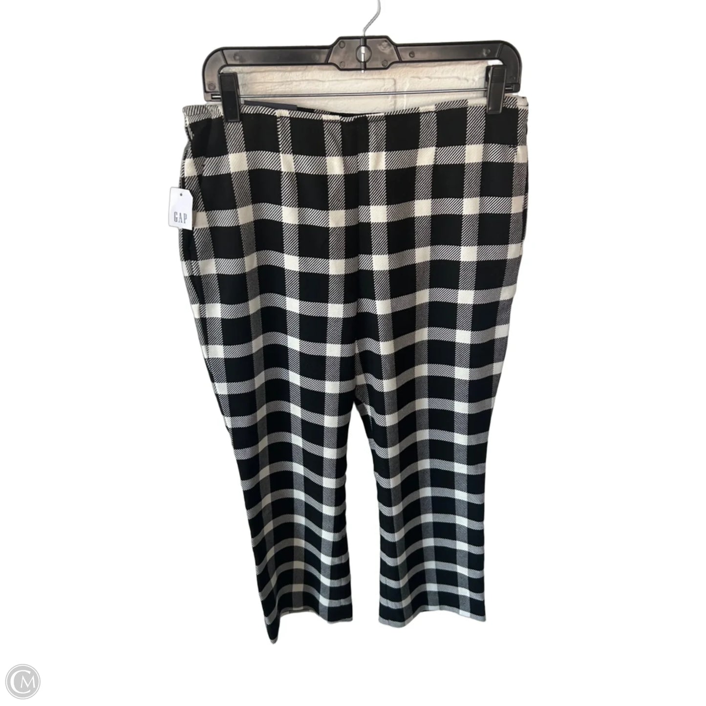 Pants Cropped By Gap In Black & White, Size: 10