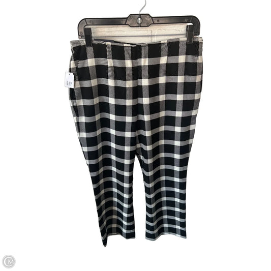 Pants Cropped By Gap In Black & White, Size: 10