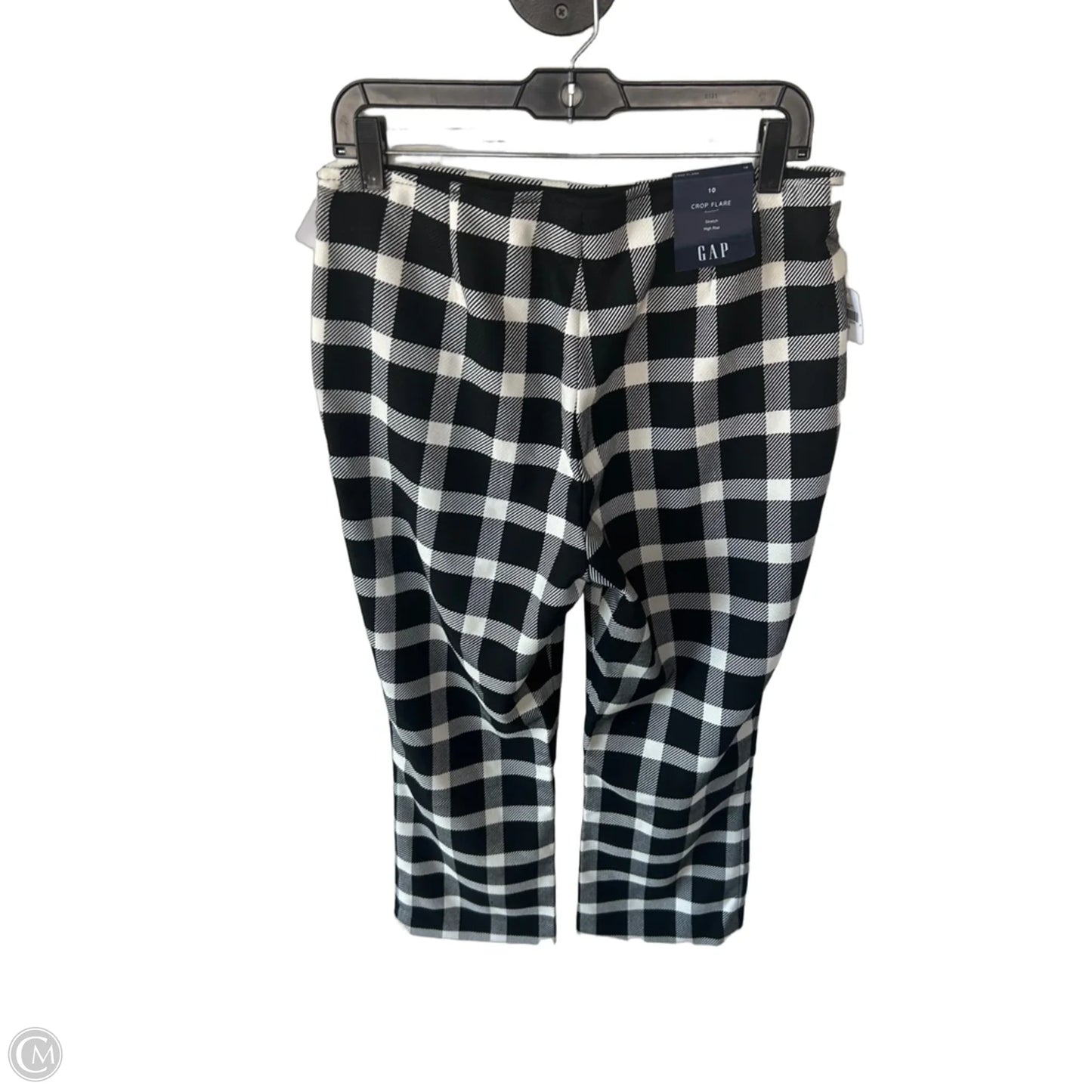 Pants Cropped By Gap In Black & White, Size: 10