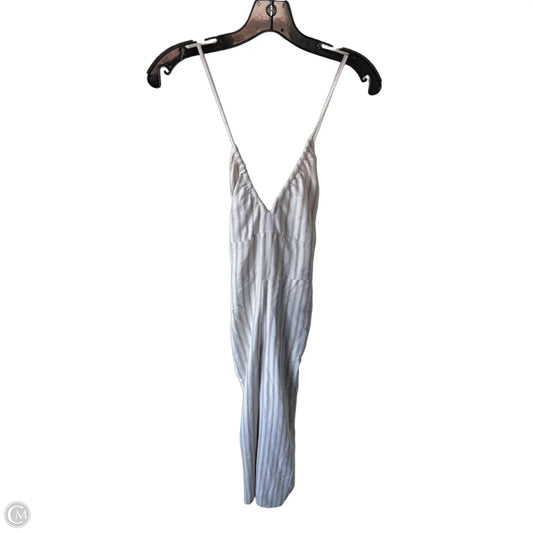 Jumpsuit By Abercrombie And Fitch In Tan & White, Size: S