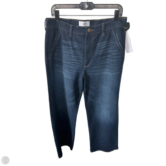 Jeans Straight By Evereve In Blue Denim, Size: 12