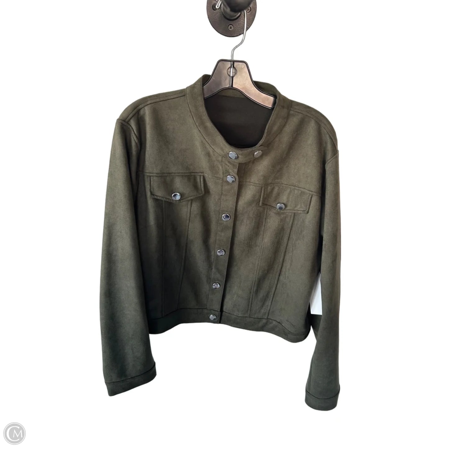 Jacket Moto By Cme In Green, Size: XXL