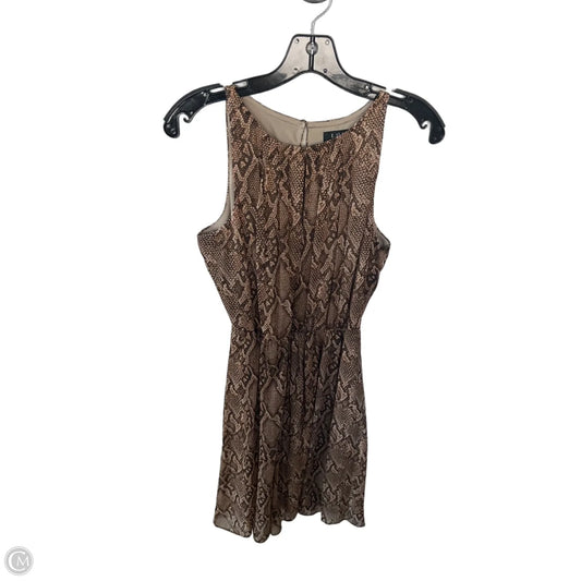 Dress Casual Short By Lauren By Ralph Lauren In Snakeskin Print, Size: S