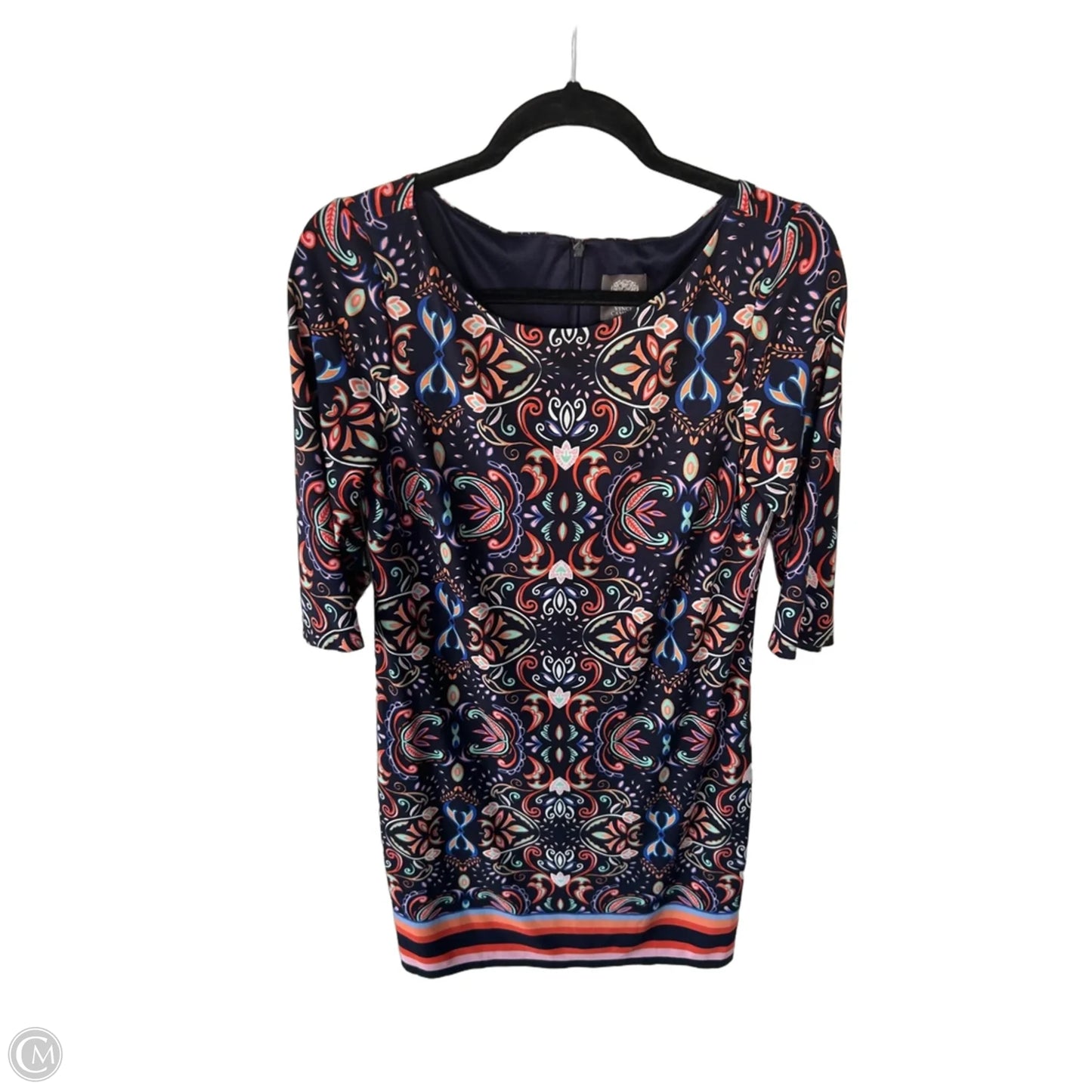 Dress Work By Vince Camuto In Blue & Orange, Size: M