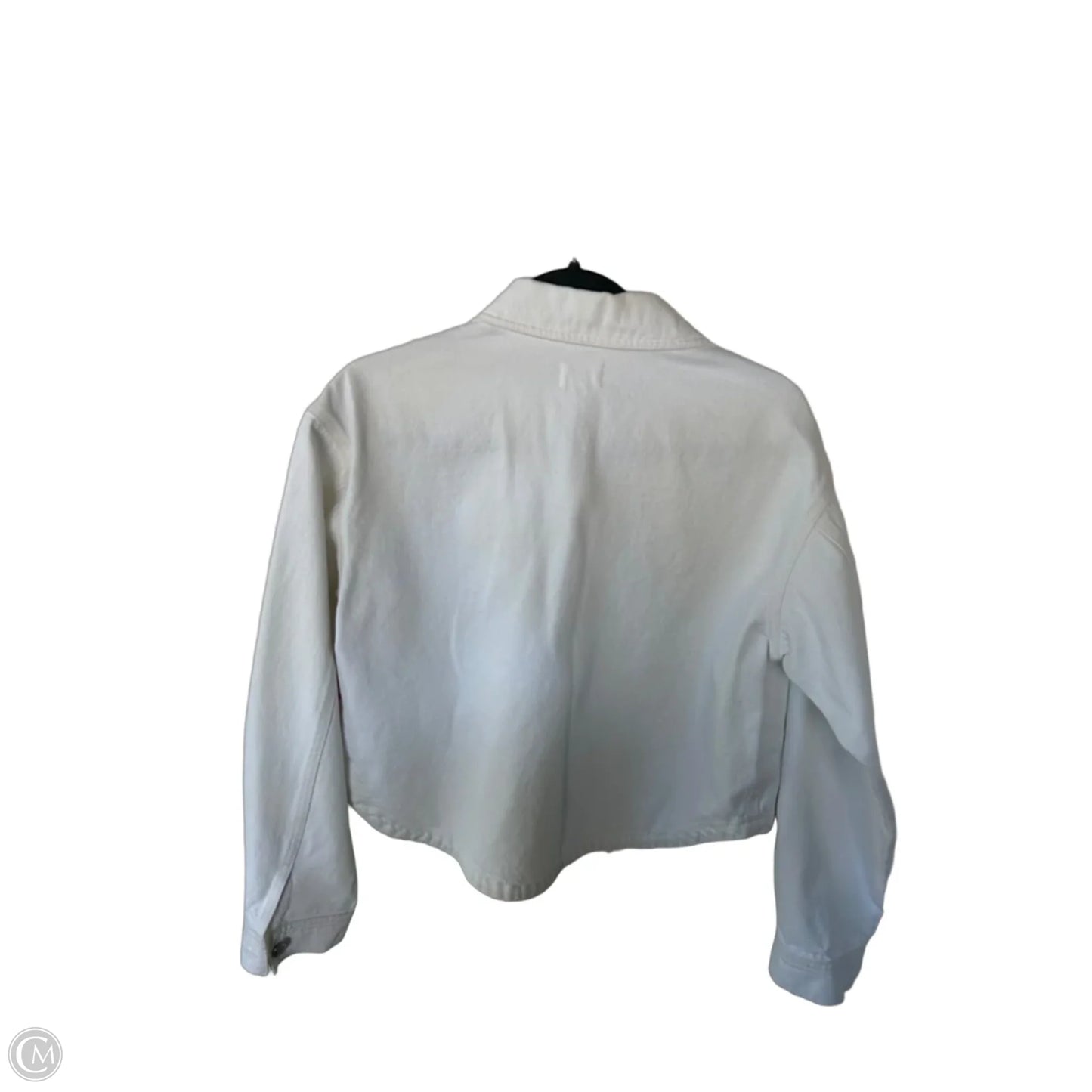 Jacket Denim By Z Supply In White Denim, Size: L