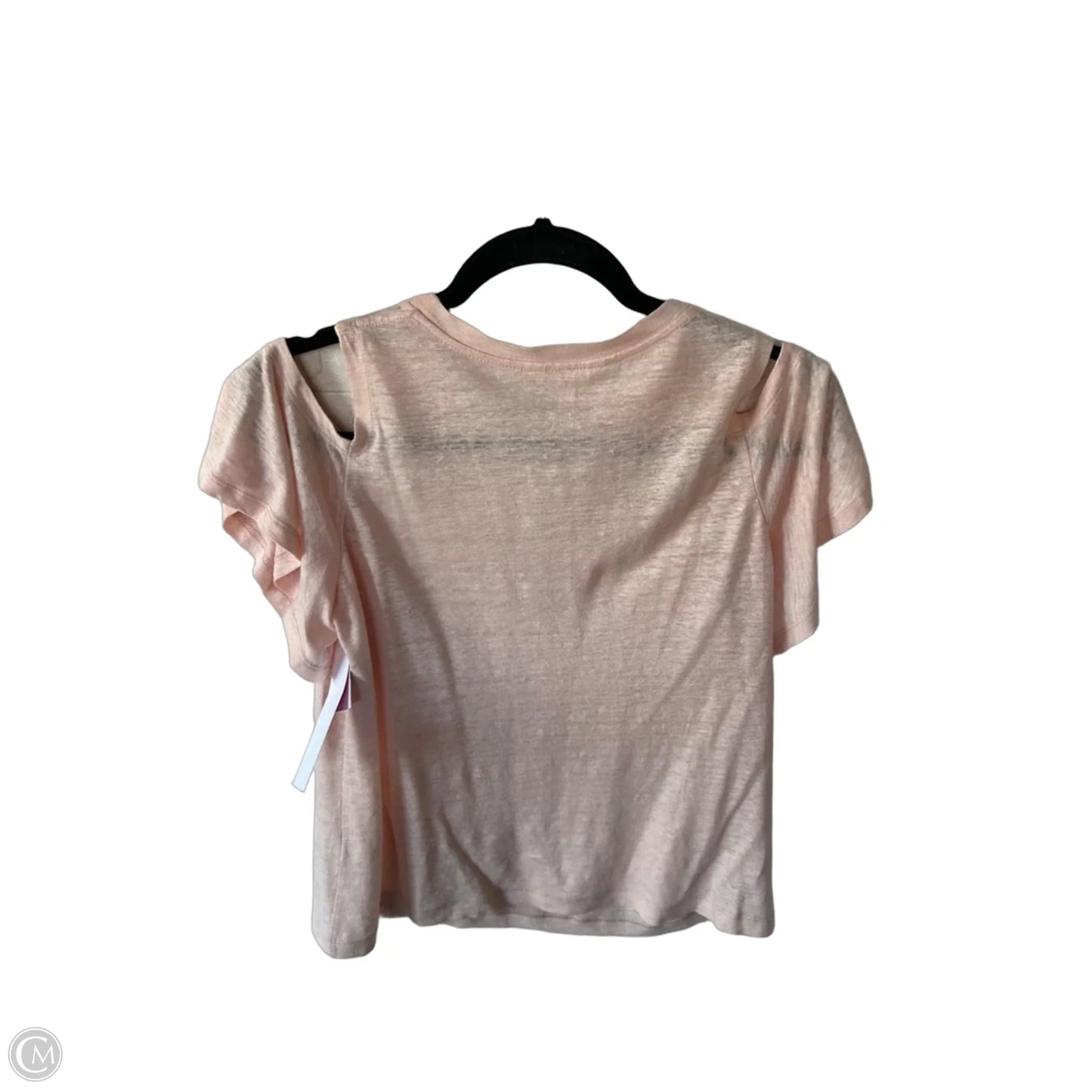 Top Short Sleeve By Rebecca Taylor In Pink, Size: S
