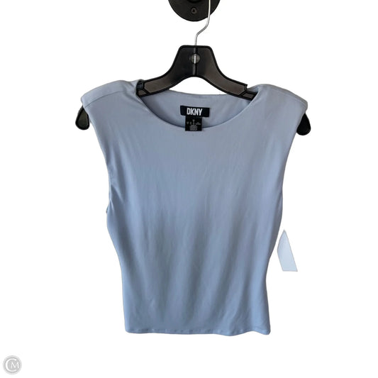 Top Sleeveless By Dkny In Blue, Size: S