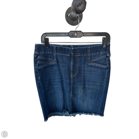 Skirt Mini & Short By Liverpool In Blue Denim, Size: 6