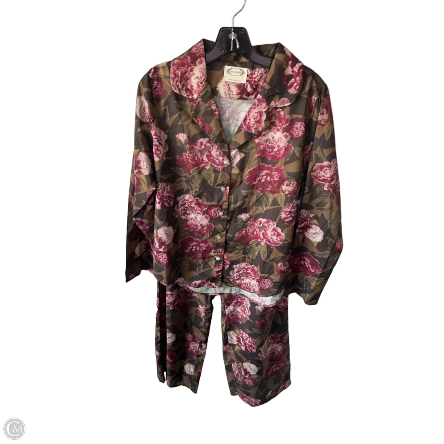 Pajamas 2pc By Clothes Mentor In Green & Pink, Size: S