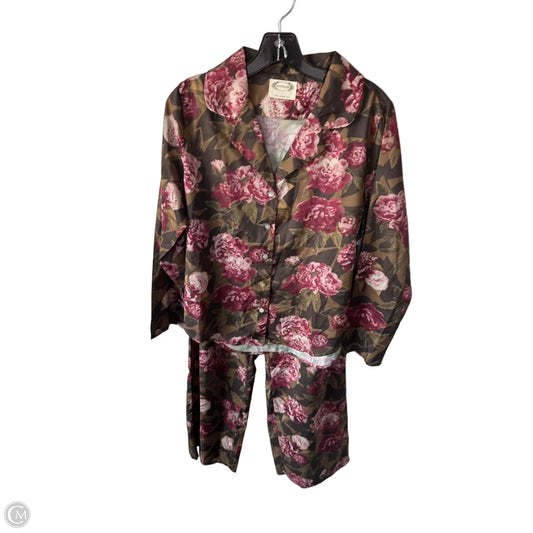 Pajamas 2pc By Clothes Mentor In Green & Pink, Size: S