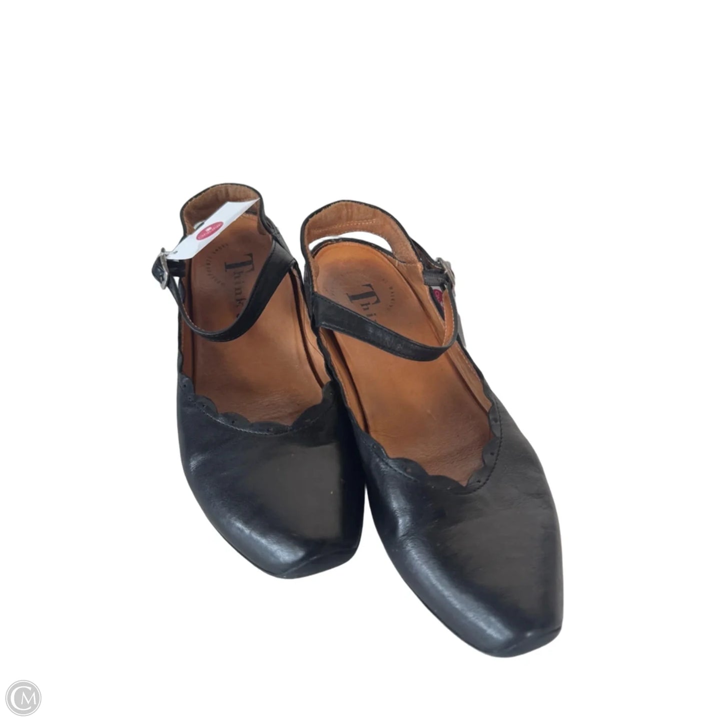 Shoes Heels Block By Think In Black, Size: 8.5