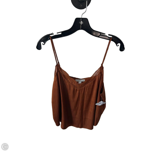 Top Sleeveless By Allison Joy In Brown, Size: M