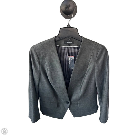 Blazer By Express In Grey, Size: M