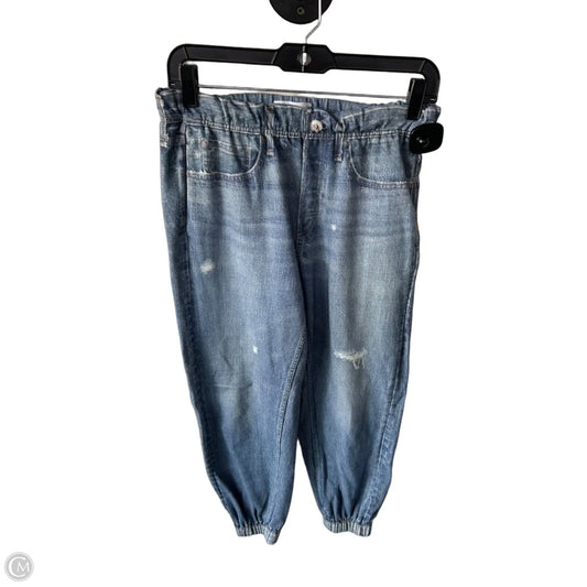 Jeans Straight By Rag And Bone In Blue Denim, Size: S