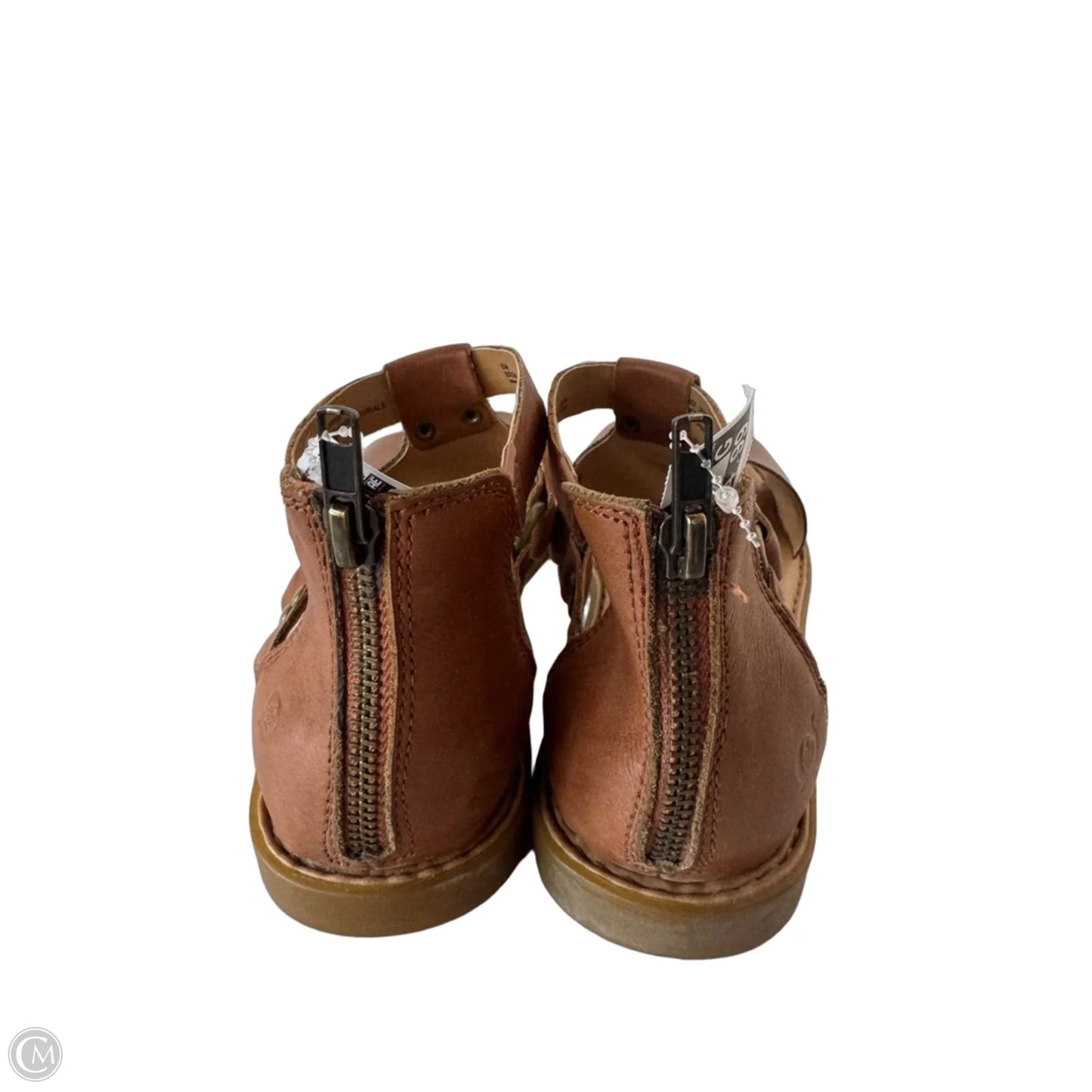 Sandals Flats By Born In Brown, Size: 8