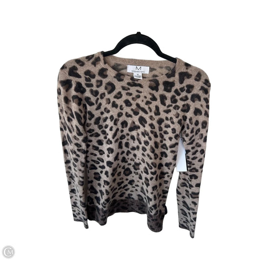 Sweater Cashmere By Magaschoni In Animal Print, Size: Xs