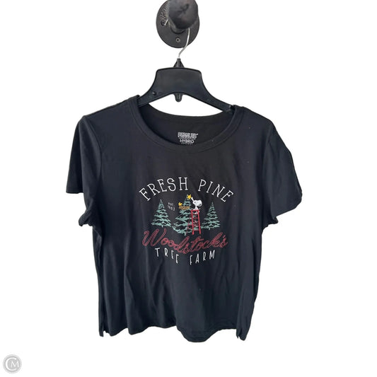 Top Short Sleeve Basic By Clothes Mentor In Black, Size: Xl