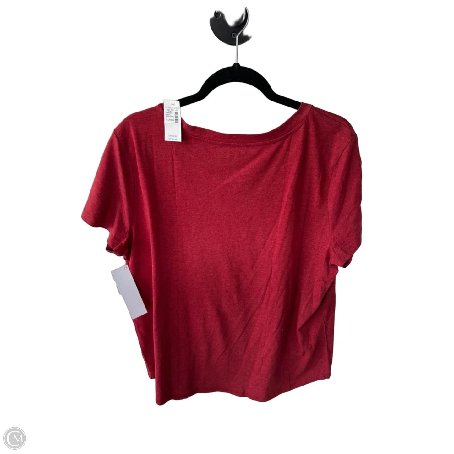 Top Short Sleeve Basic By Clothes Mentor In Red, Size: Xl