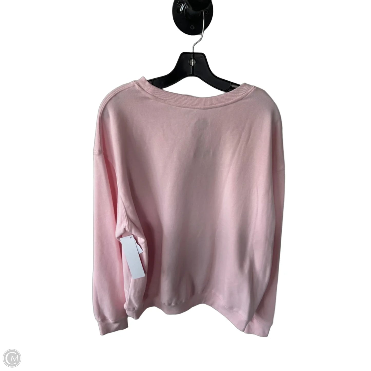 Sweatshirt Crewneck By Clothes Mentor In Pink, Size: Xl