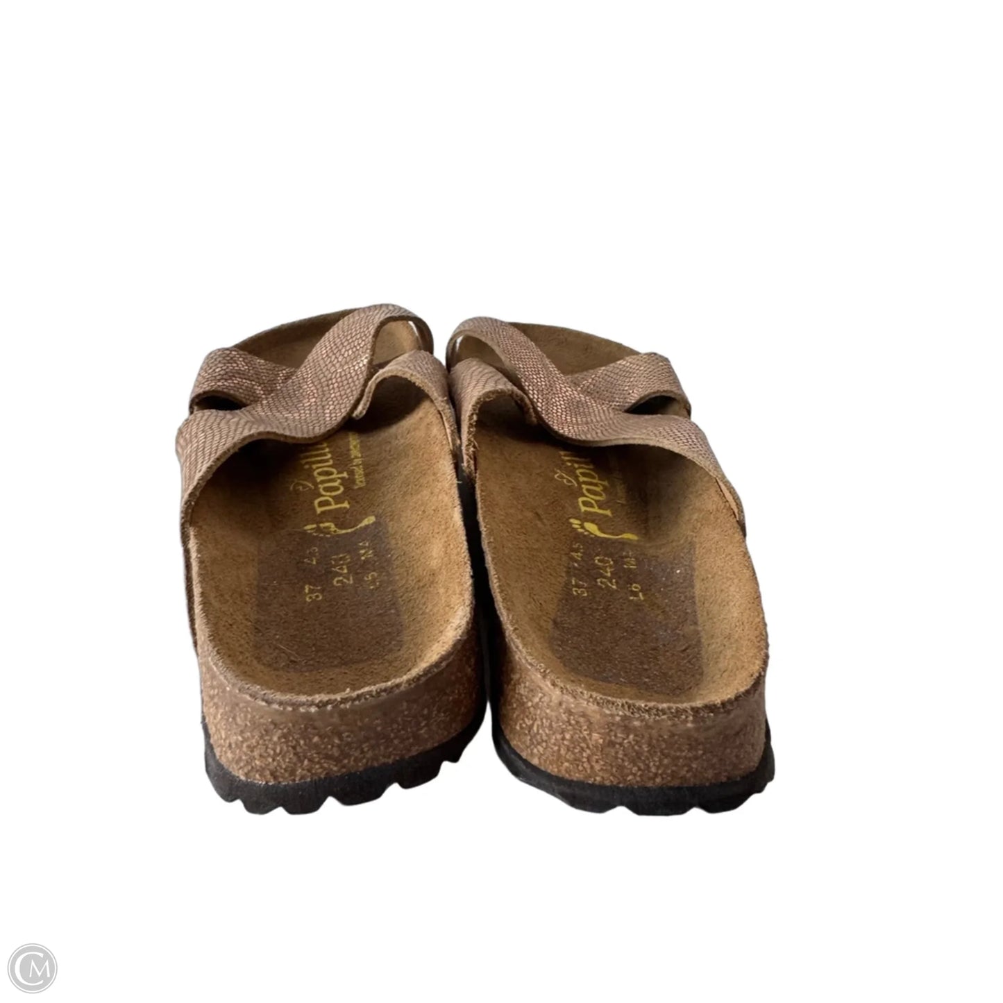 Sandals Flats By Cmb In Bronze, Size: 6