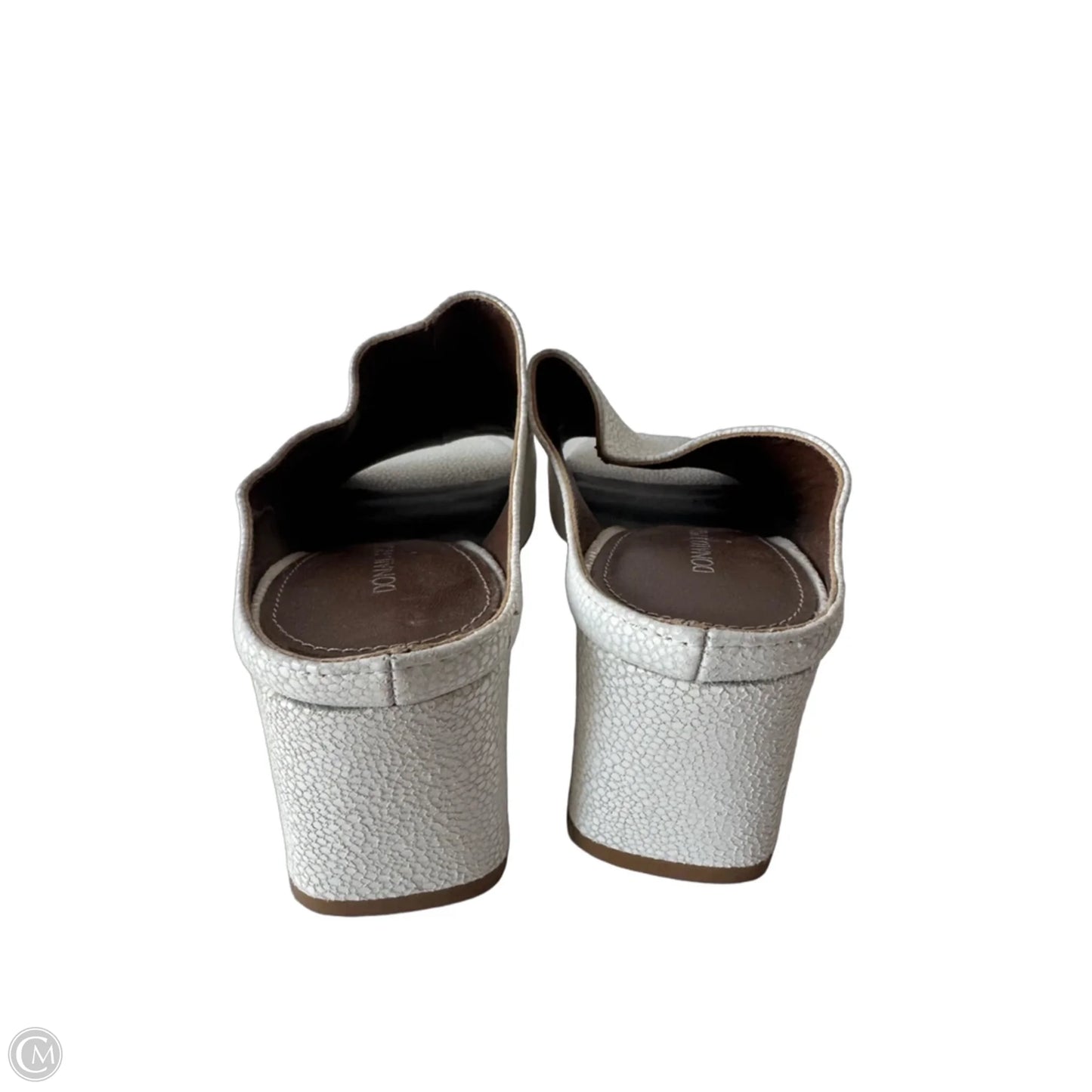 Sandals Heels Block By Donald Pliner In White, Size: 7