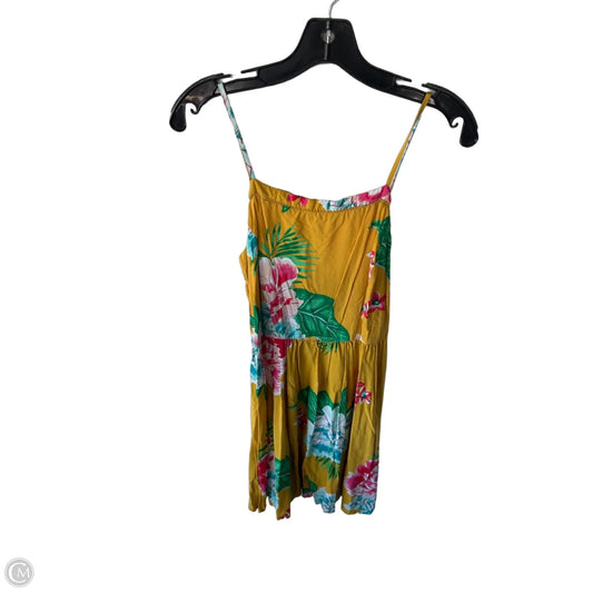 Dress Casual Short By Old Navy In Yellow, Size: M