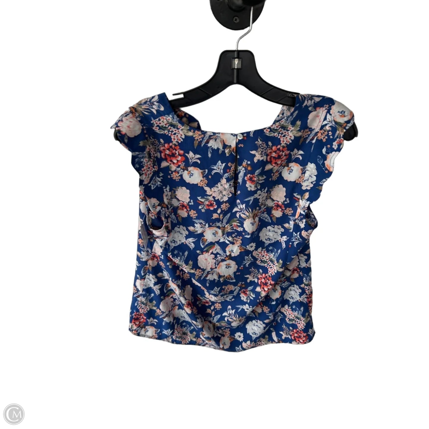 Top Short Sleeve By 41 Hawthorn In Blue & Orange, Size: S
