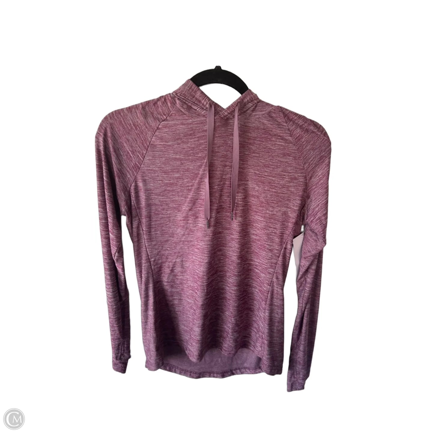 Athletic Top Long Sleeve Hoodie By Legend In Pink, Size: S