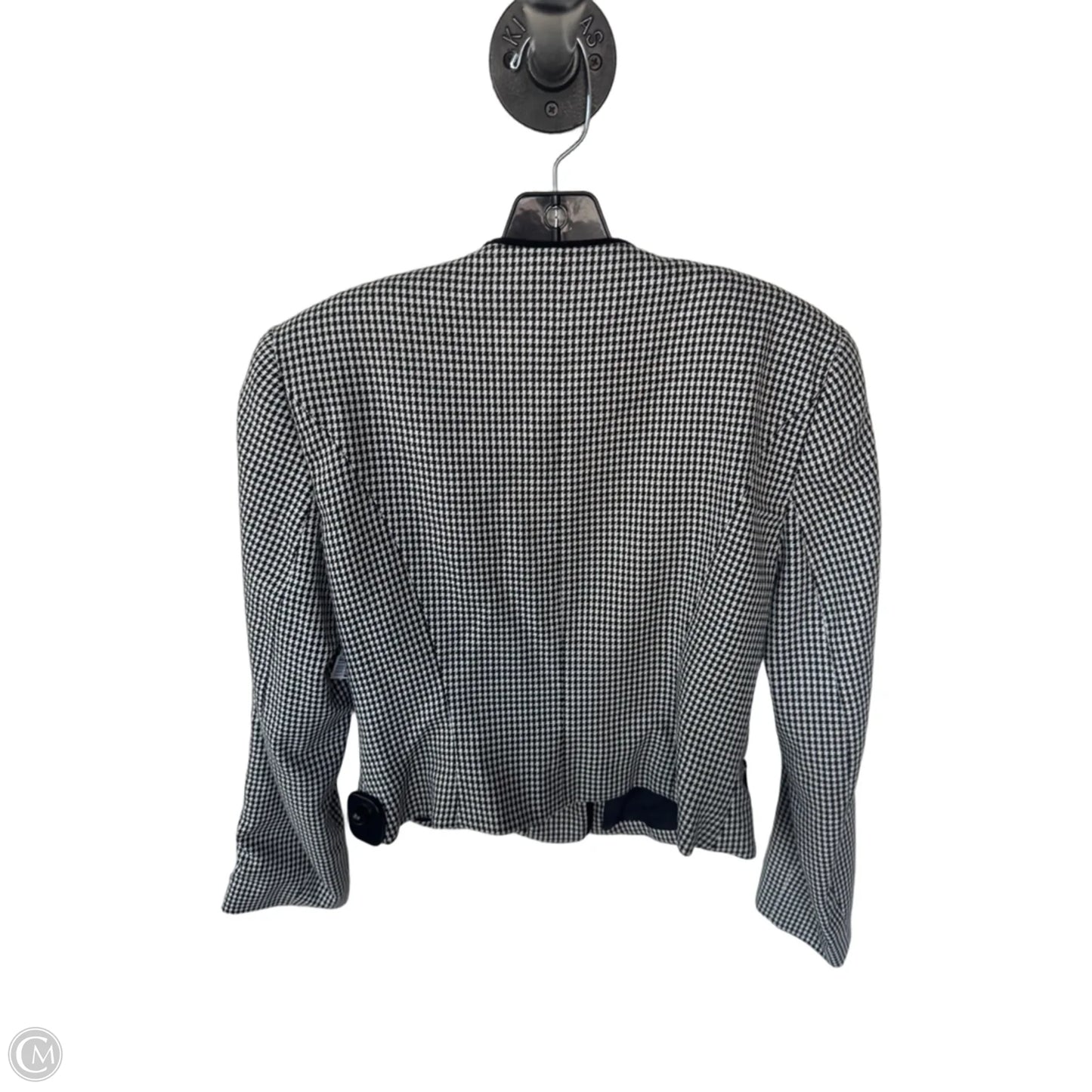 Blazer Designer By Neiman Marcus In Black & White, Size: S