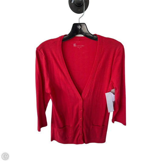 Cardigan By Elliott Lauren In Red, Size: S