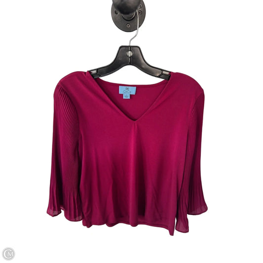 Top 3/4 Sleeve By Cece In Red, Size: S