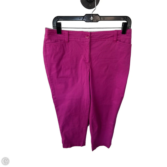 Pants Cropped By Talbots In Pink, Size: 4p
