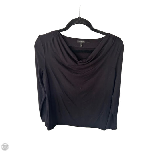 Top Long Sleeve By Talbots In Black, Size: Mp