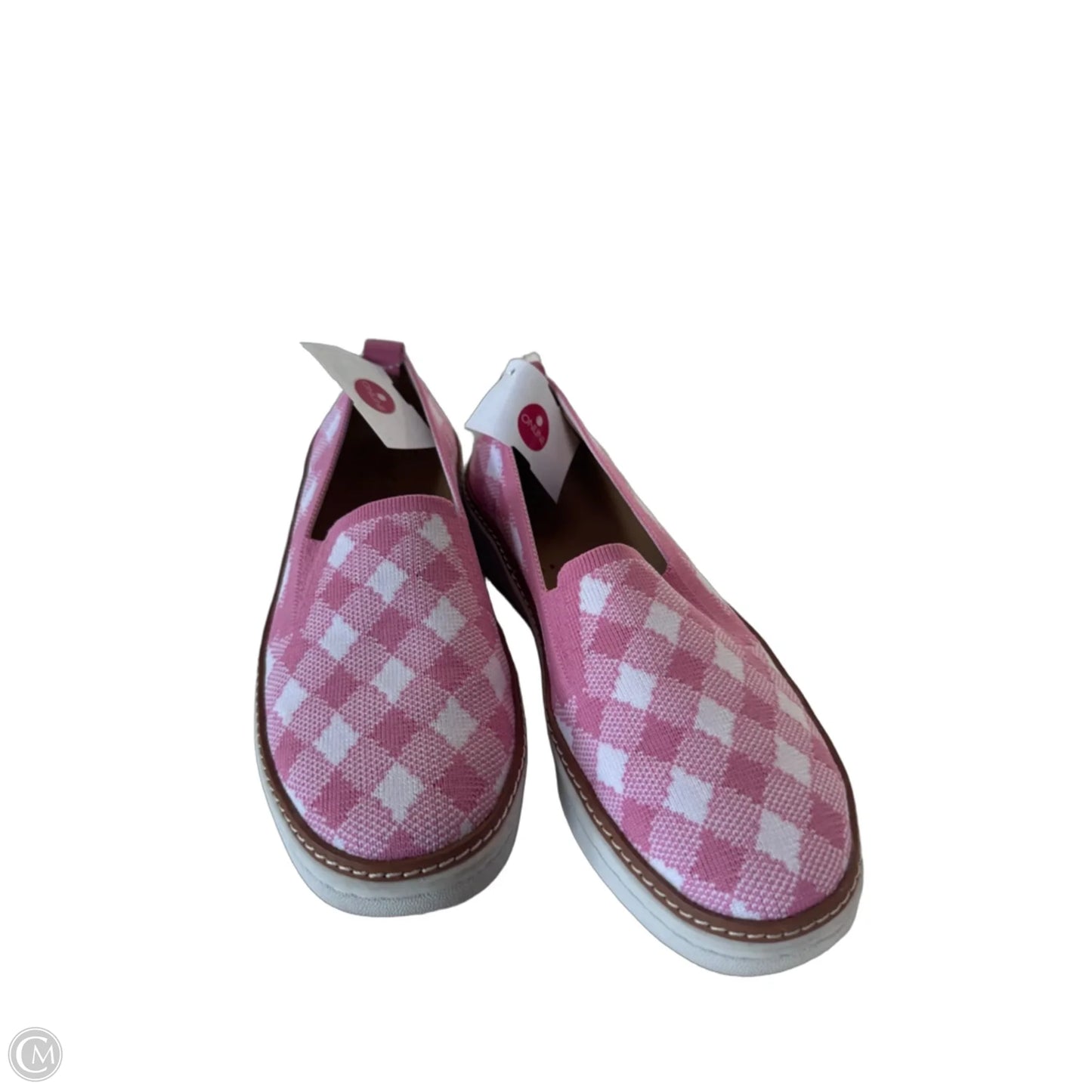 Shoes Sneakers By Talbots In Pink & White, Size: 5.5