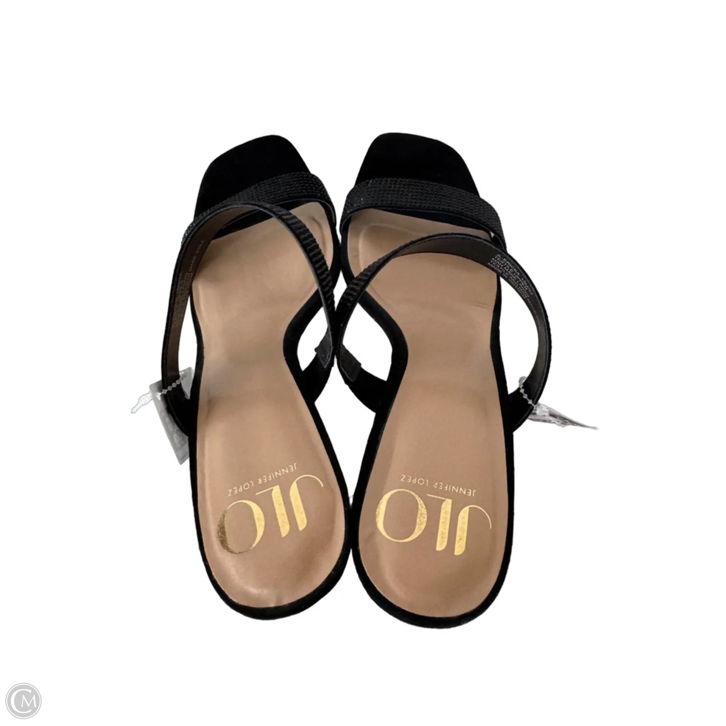 Sandals Heels Block By Jennifer Lopez In Black, Size: 10