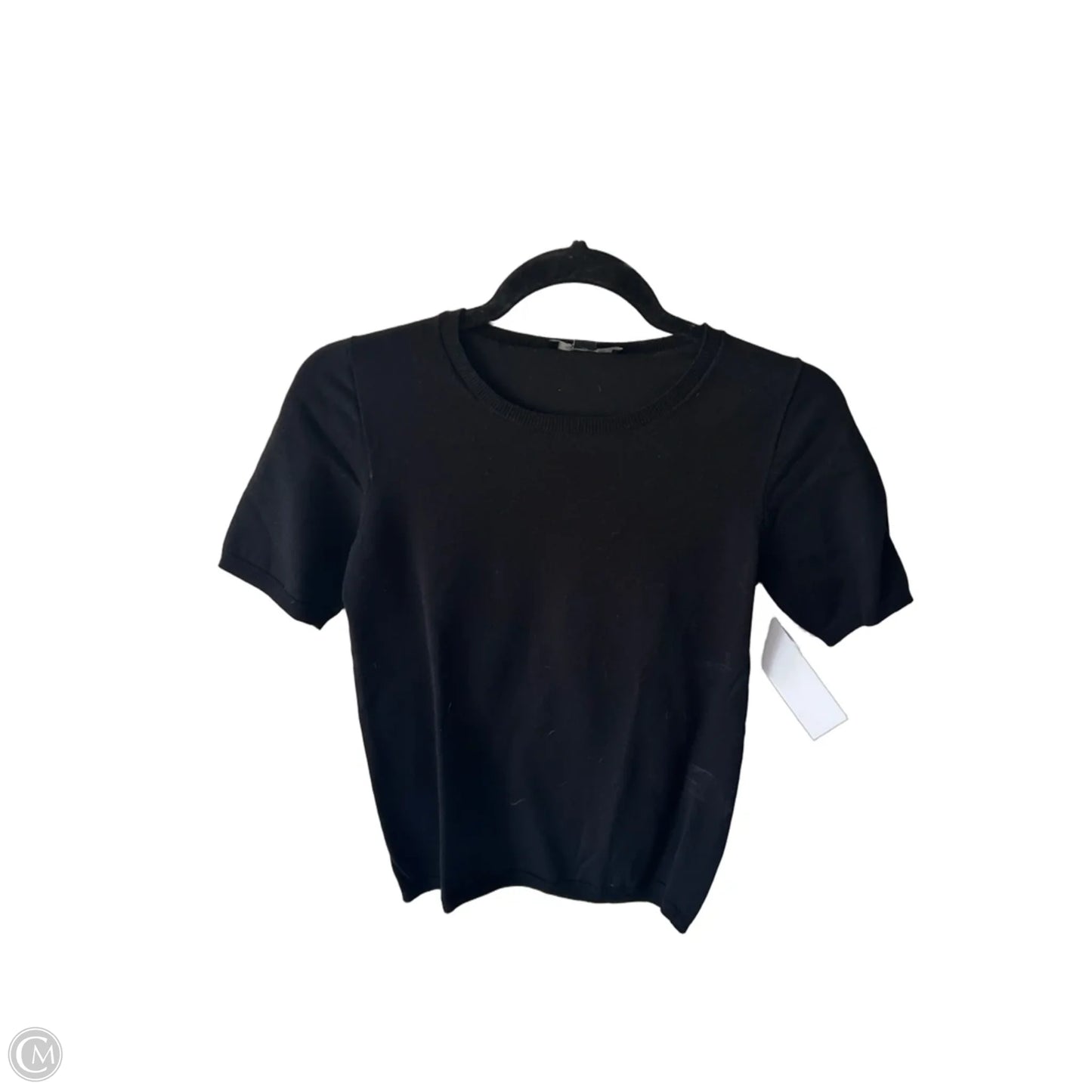 Sweater Short Sleeve By Ann Taylor In Black, Size: Xs
