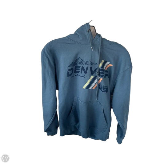 Sweatshirt Hoodie By Clothes Mentor In Blue, Size: S