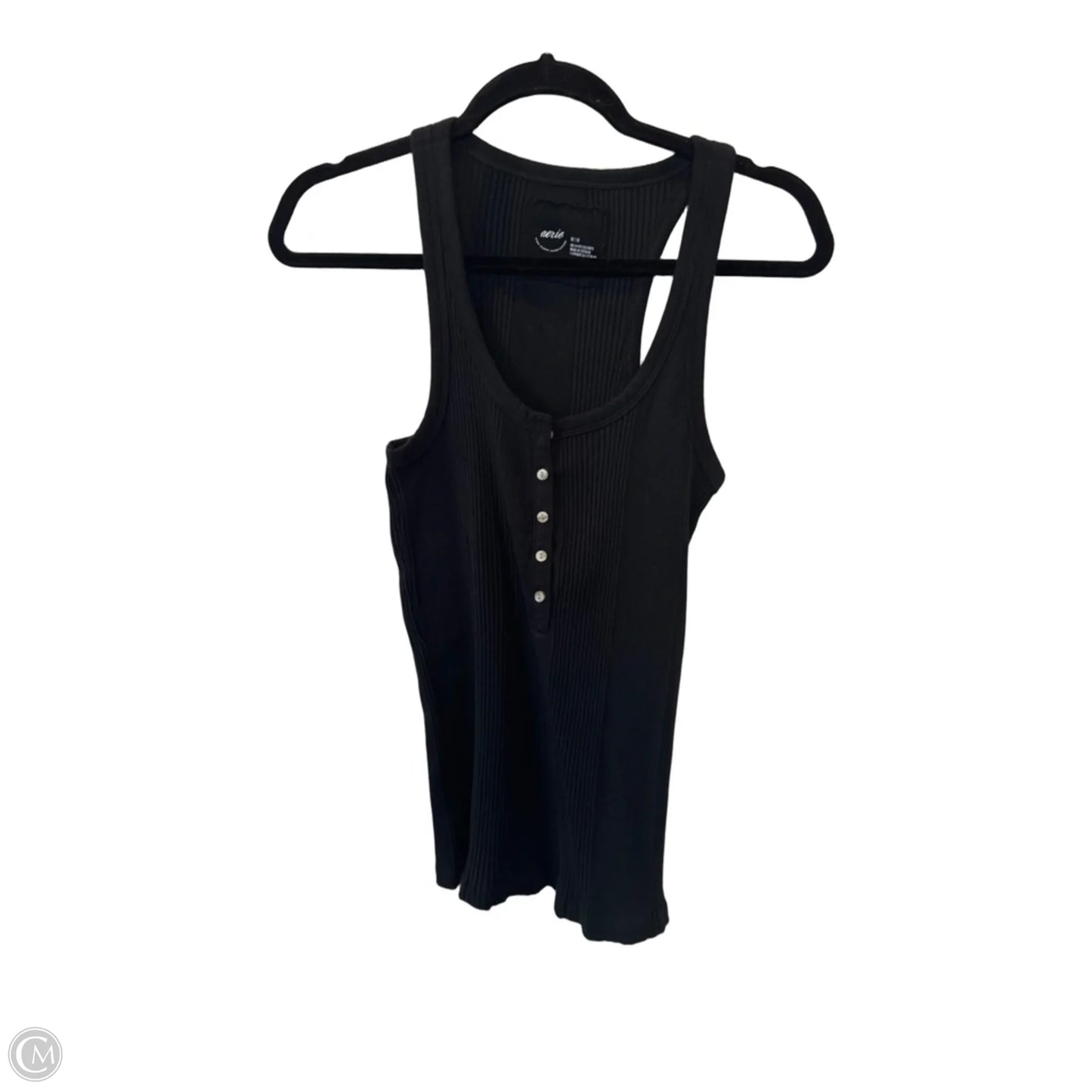 Top Sleeveless Basic By Aerie In Black, Size: M