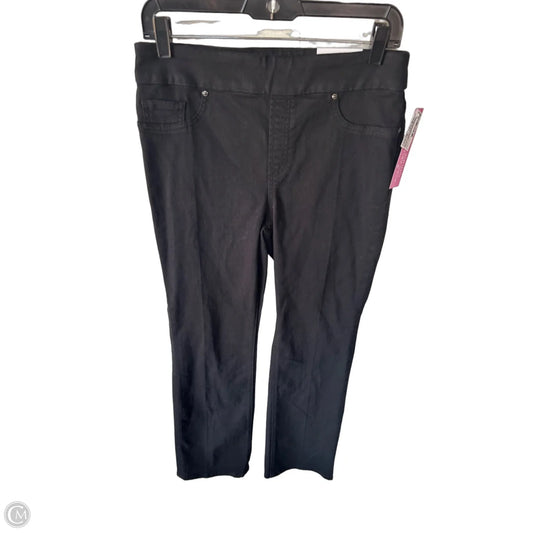 Jeans Boot Cut By Chicos In Black Denim, Size: 4