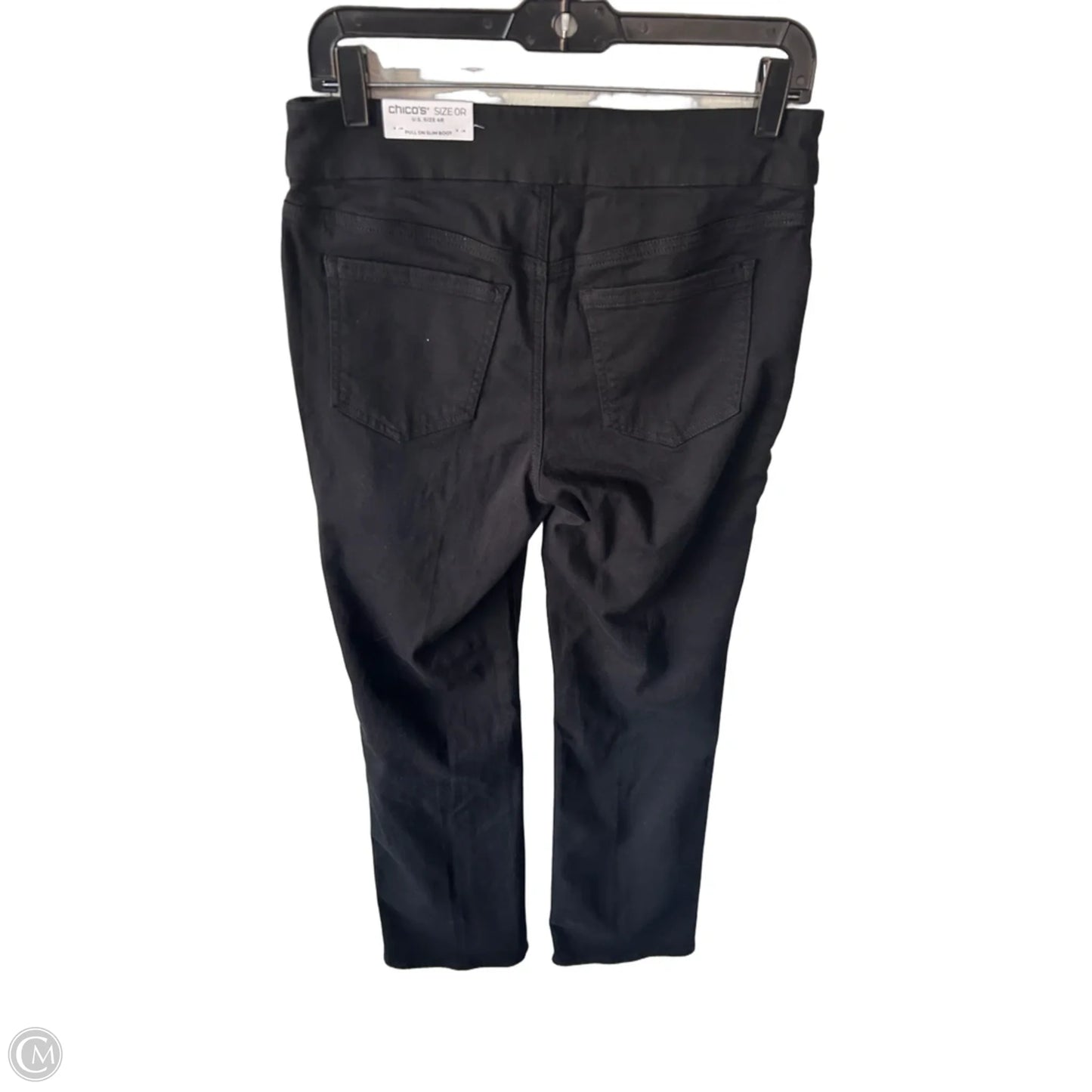Jeans Boot Cut By Chicos In Black Denim, Size: 4
