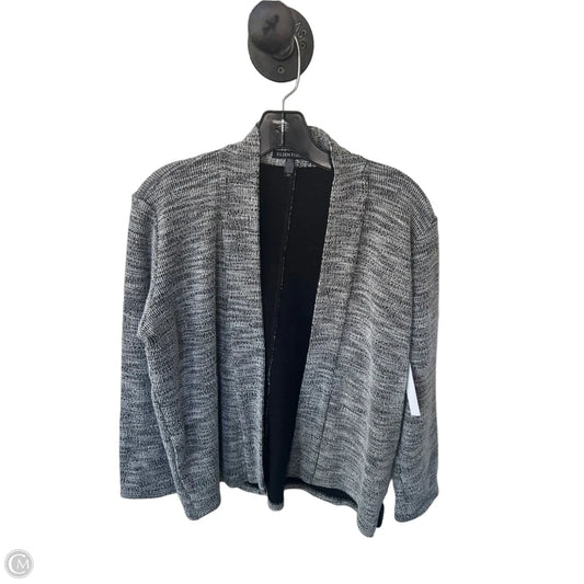 Blazer By Eileen Fisher In Black & White, Size: S