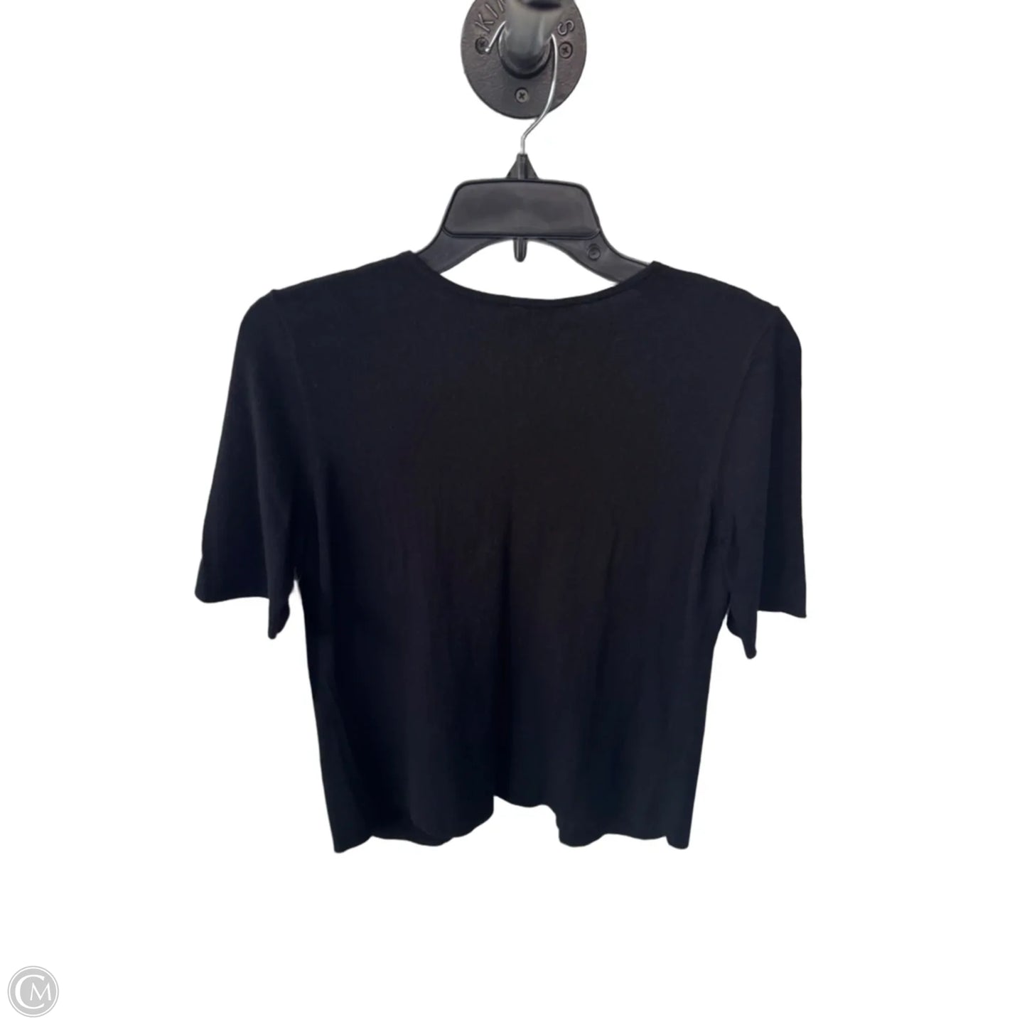 Sweater Short Sleeve By Ann Taylor In Black, Size: M