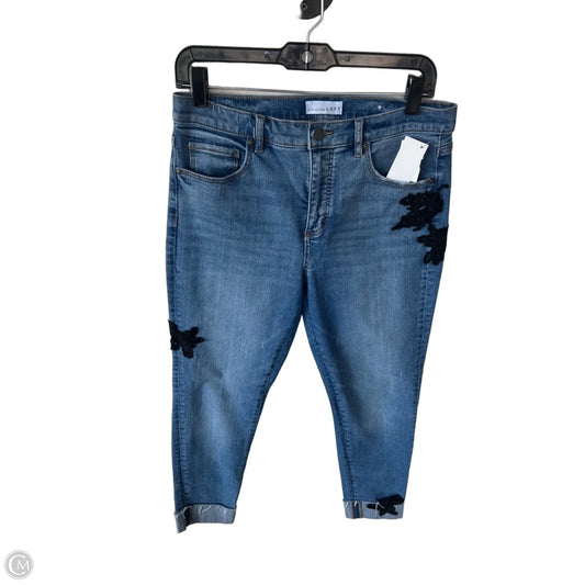 Jeans Skinny By Loft In Blue Denim, Size: 8