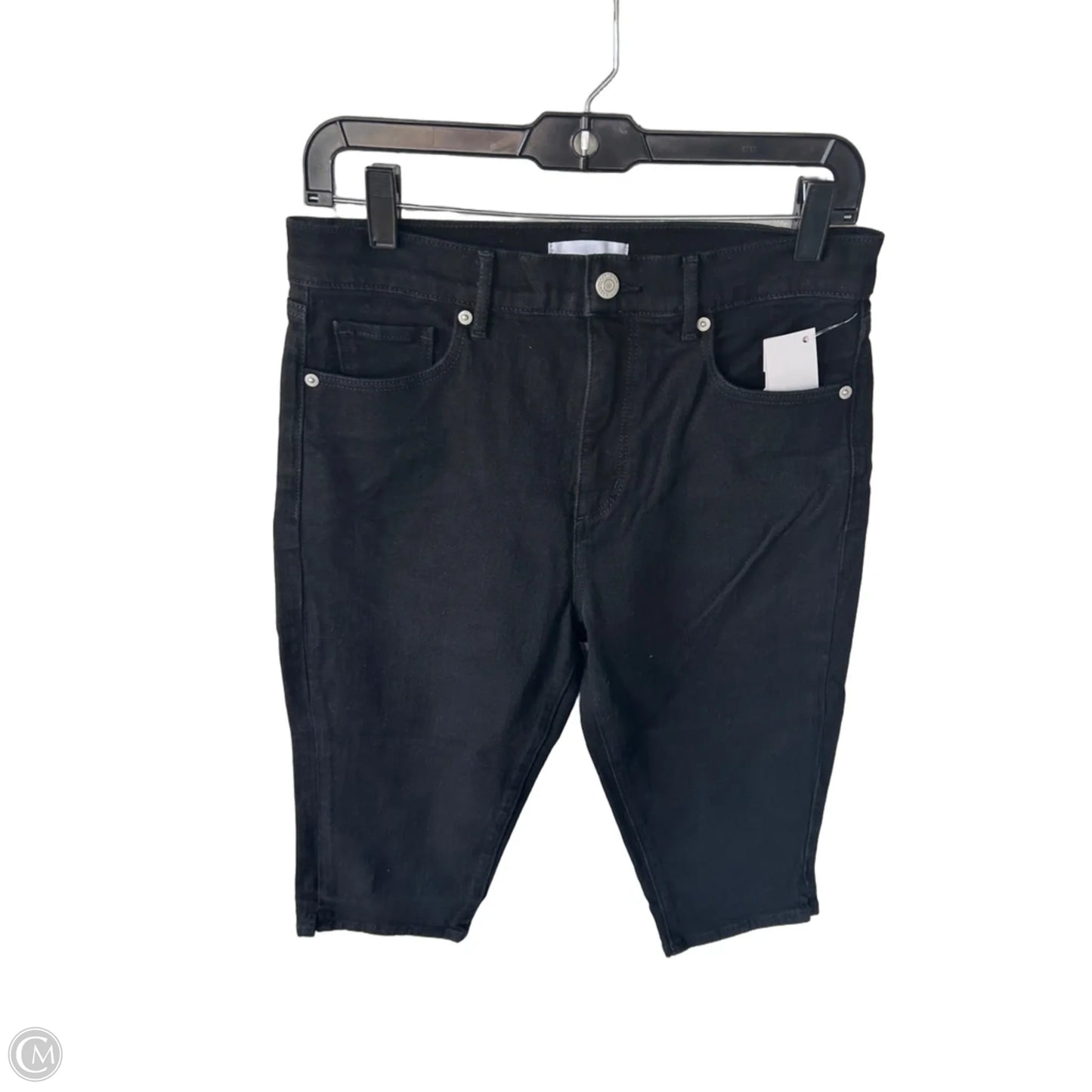 Capris By Loft In Black Denim, Size: 8