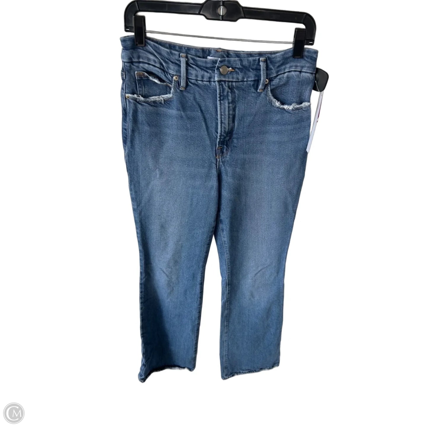 Jeans Boot Cut By Good American In Blue Denim, Size: 6