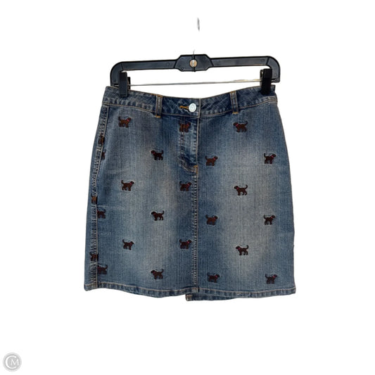 Skirt Designer By Lilly Pulitzer In Blue Denim, Size: 2